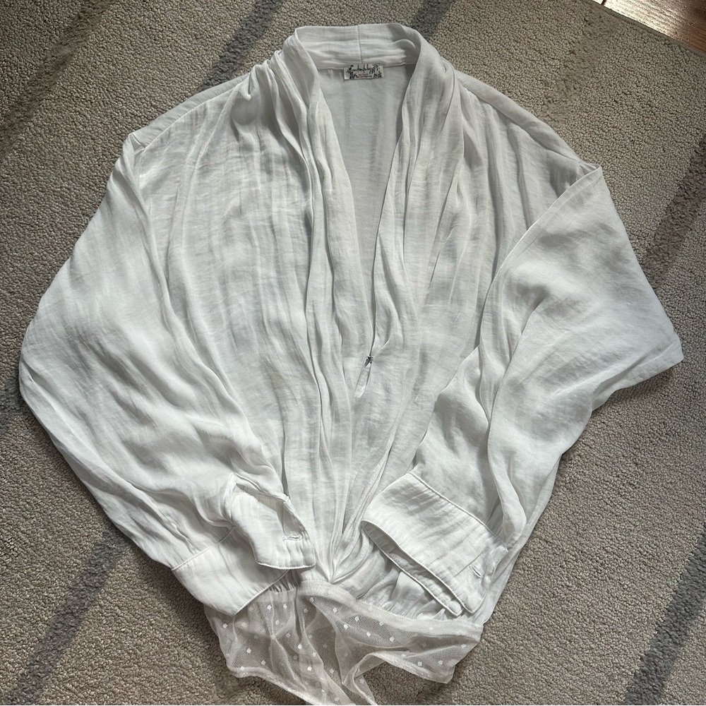 FREE PEOPLE White Plunge Thong Bodysuit - Picture 3 of 11